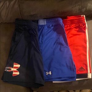 Under Armour Blue Athletic Shorts Performance Design